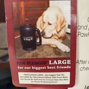 Large Dog Cleaning Tool - Black